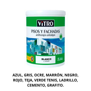 PISOS Y FACHADAS COLORES N°1 - 1LT.