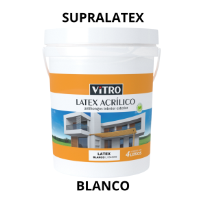SUPRALATEX BLANCO INT/EXT. ANTIHONGOS - 1LT.